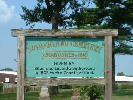 Sutherland Cemetery Sign