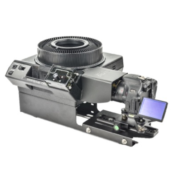 Picture of camera and photo carousel