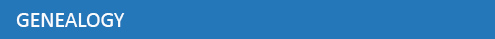 blue bar with white text reading genealogy