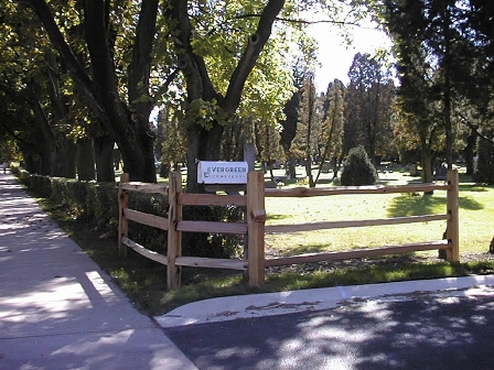 Evergreen Cemetery Entrance