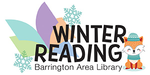 LINK to Winter Reading club website, image of cartoon fox and words reading Winter Reading Sign Up Now
