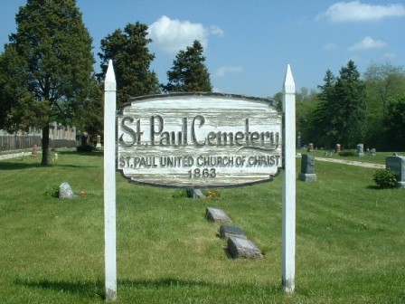 St. Paul Cemetery Sign