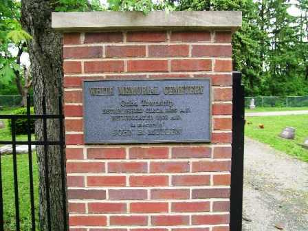 White Cemetery Gate